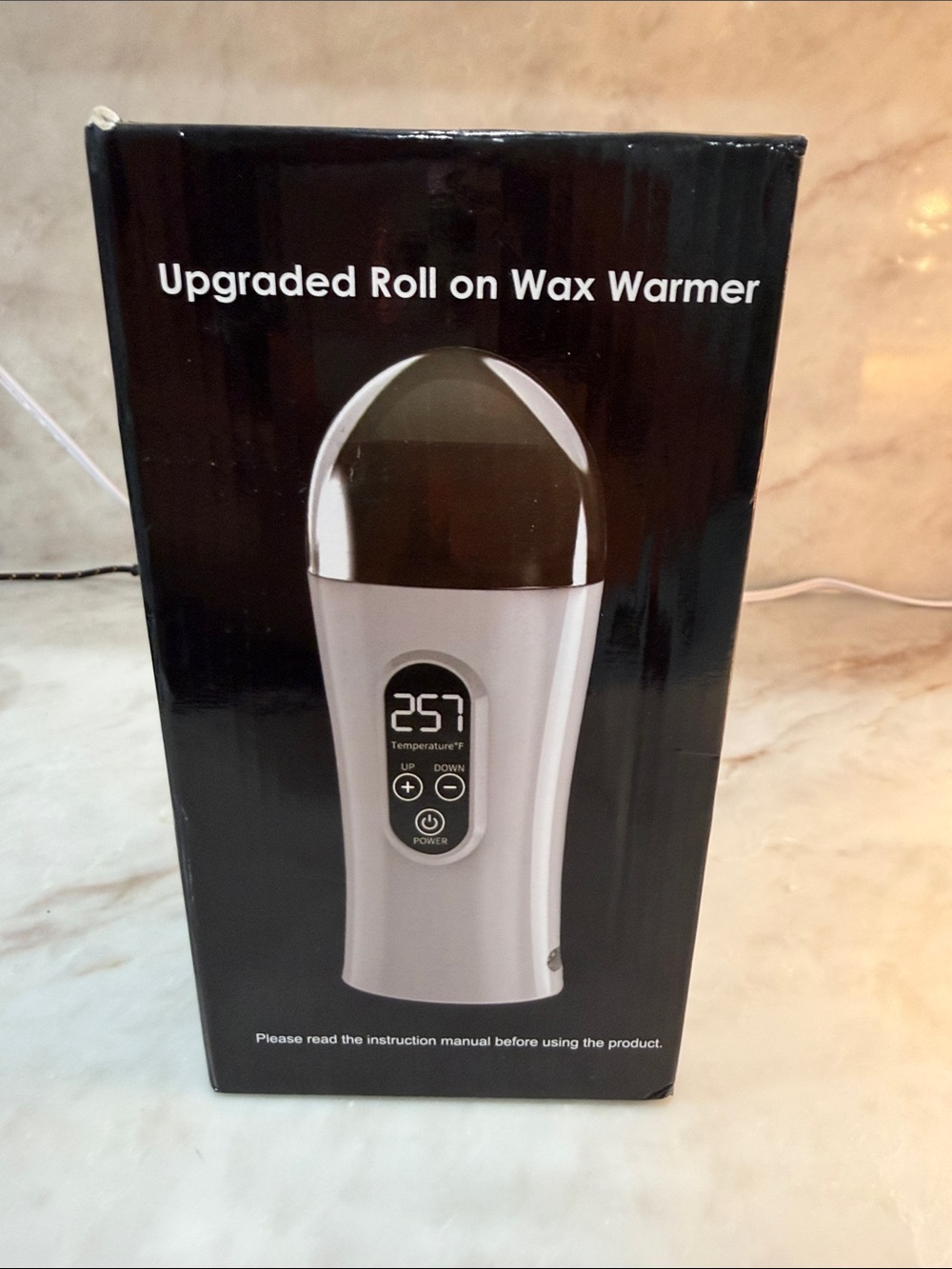 Upgraded Roll-On Wax Warmer - Silver